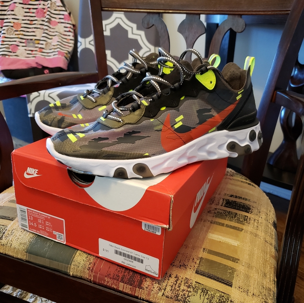 Nike Element 87 "Camo" size 13